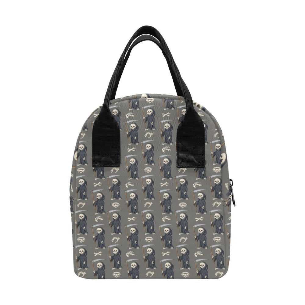 Skeleton Print Design LKS308 Insulated Lunch Bag