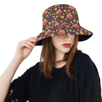 Thanksgiving Print Design LKS305 Unisex Bucket Hat