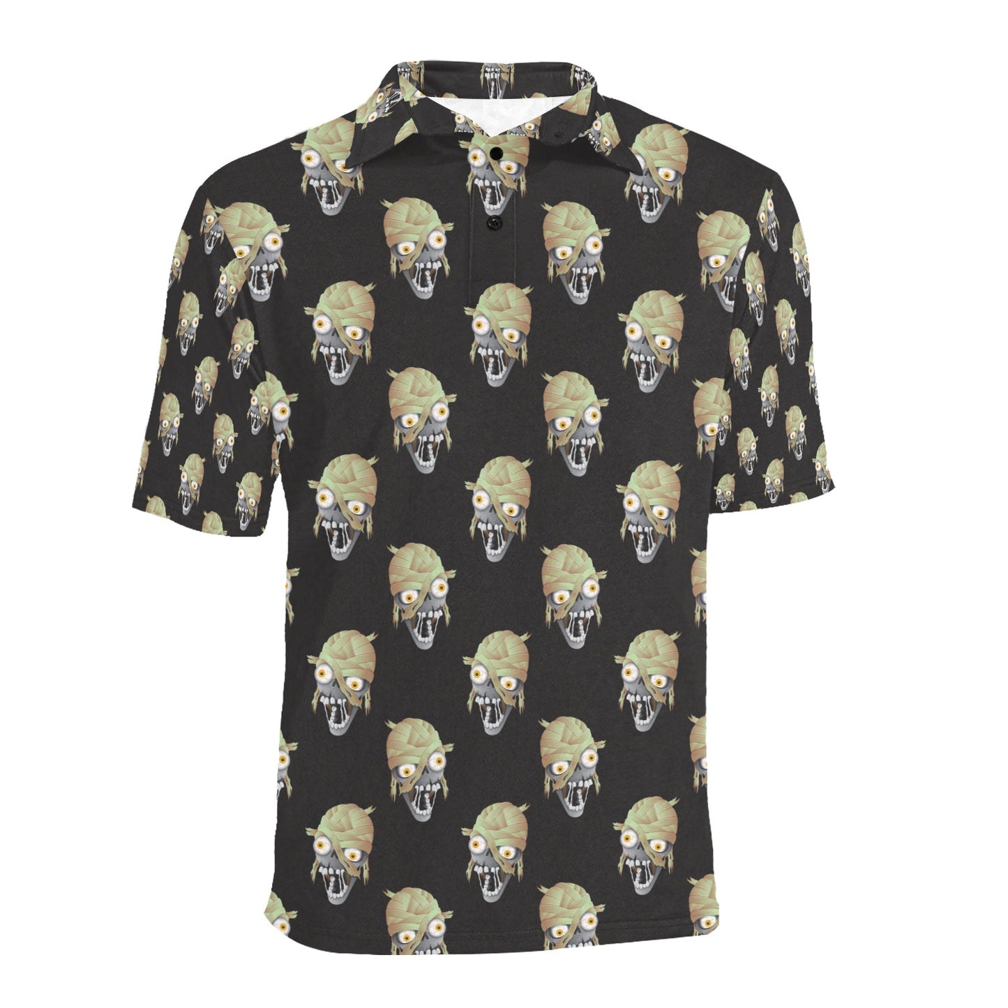 Mummy Print Design LKS304 Men Polo Shirt
