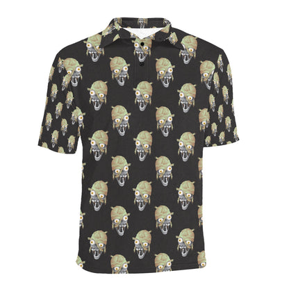 Mummy Print Design LKS304 Men Polo Shirt