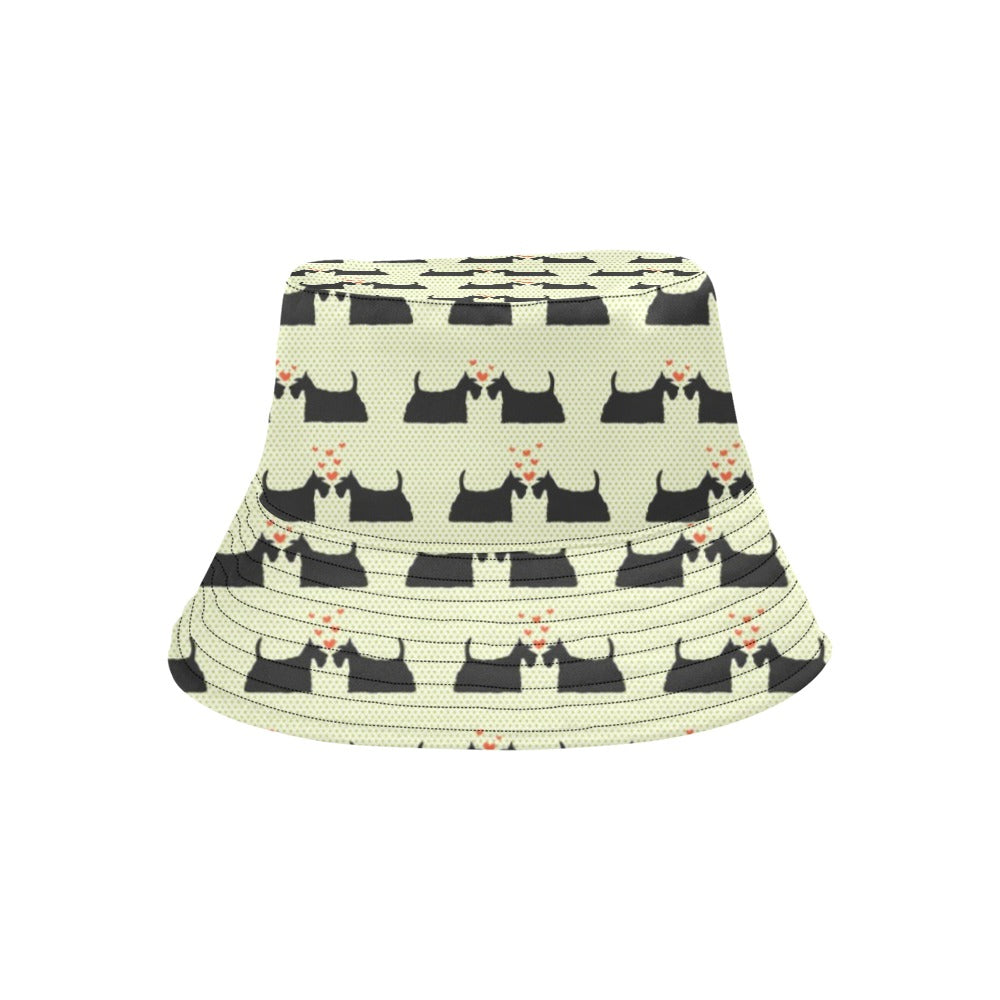 Scottish Terriers Print Design LKS304 Unisex Bucket Hat