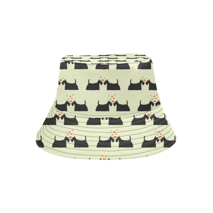 Scottish Terriers Print Design LKS304 Unisex Bucket Hat