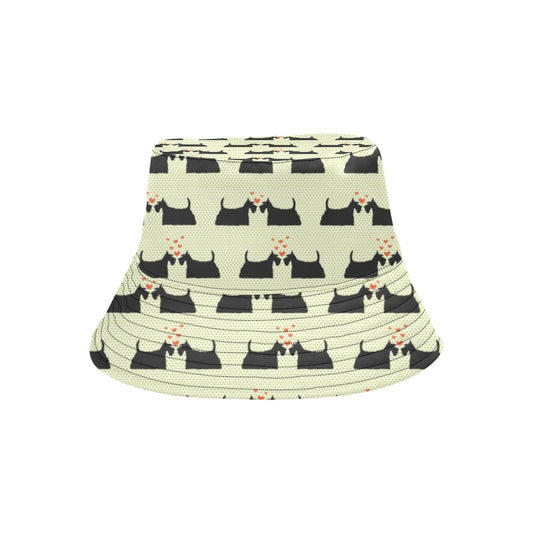 Scottish Terriers Print Design LKS304 Unisex Bucket Hat