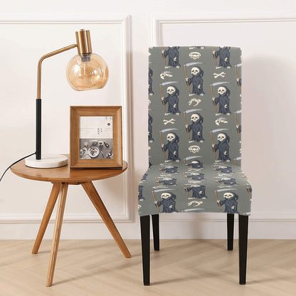 Skeleton Print Design LKS308 Dining Chair Slipcover