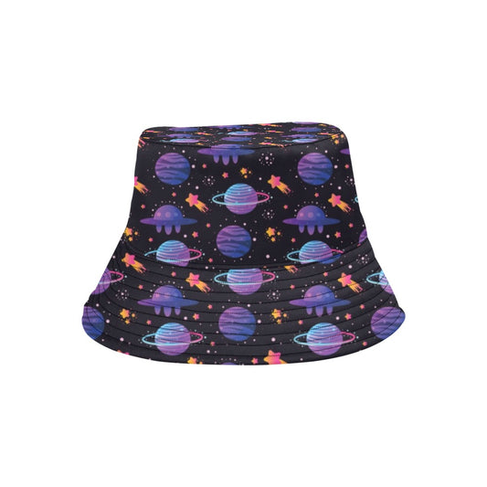 UFO Star Galaxy Print Design LKS308 Unisex Bucket Hat
