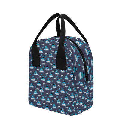 Shark Print Design LKS309 Insulated Lunch Bag