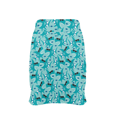 Shark Cute Print Design LKS302 17" Golf & Pickleball Skort with Pockets