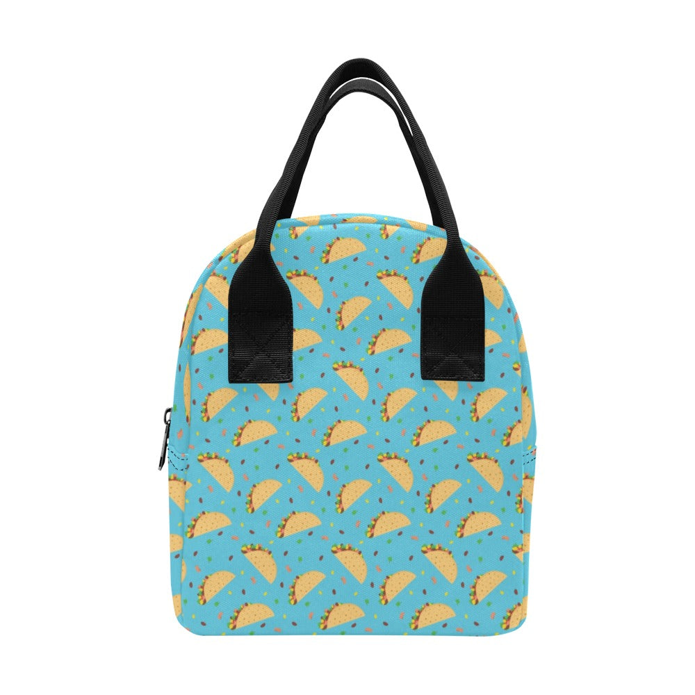 Taco Print Design LKS303 Insulated Lunch Bag