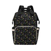 Safety Pin Print Design LKS304 Diaper Bag Backpack