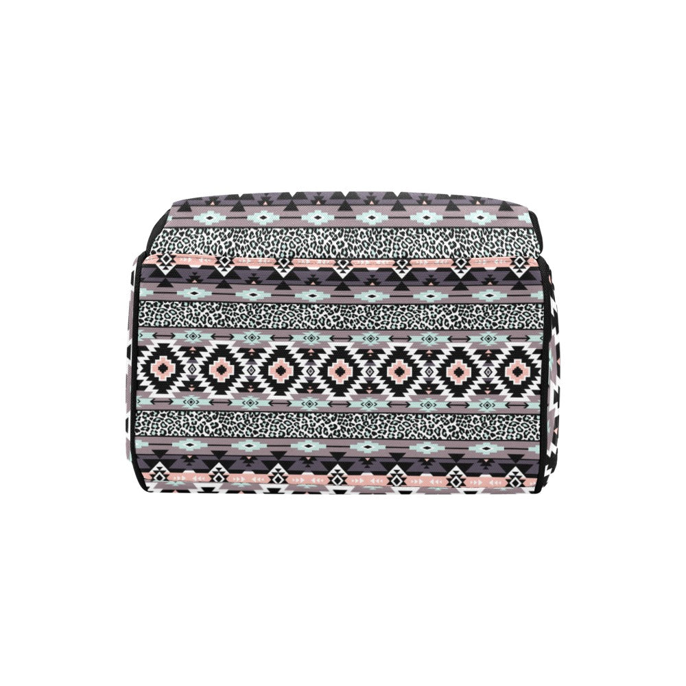 Safari Pattern Print Design LKS302 Diaper Bag Backpack