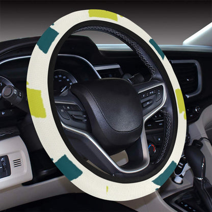 Scottish Terriers Print Design LKS305 Steering Wheel Cover with Elastic Edge