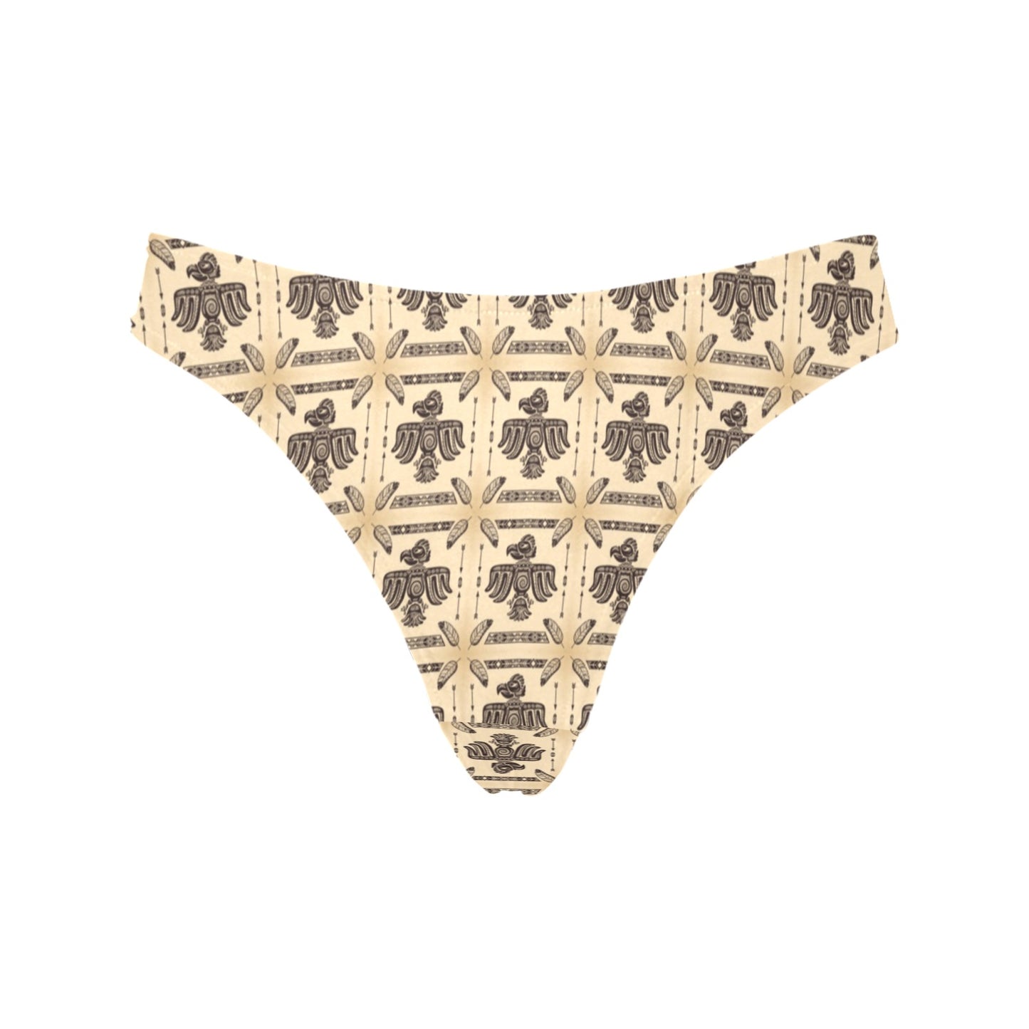 Native American Themed Design Print Women's Thongs