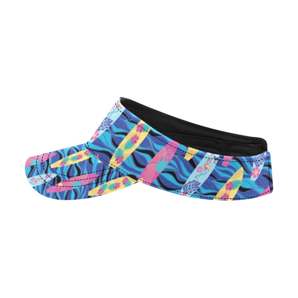 Surfboard Print Design LKS304 Unisex Sun Visor