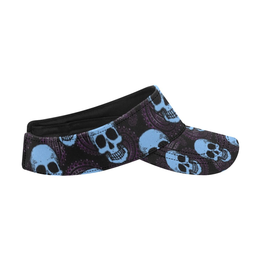 Skull Print Design LKS3012 Unisex Sun Visor