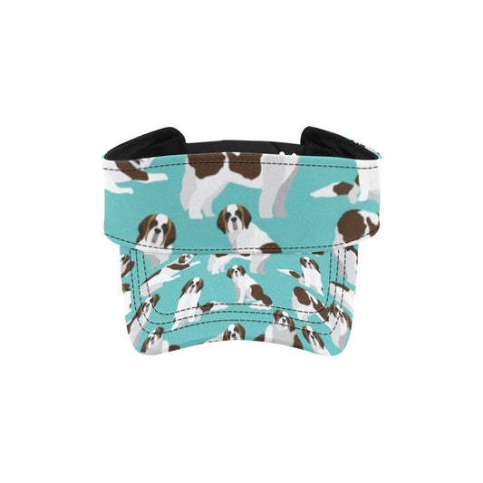 St Bernards Print Design LKS302 Unisex Sun Visor