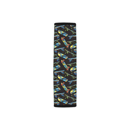 Skateboard Print Design LKS305 Car Seat Belt Cover