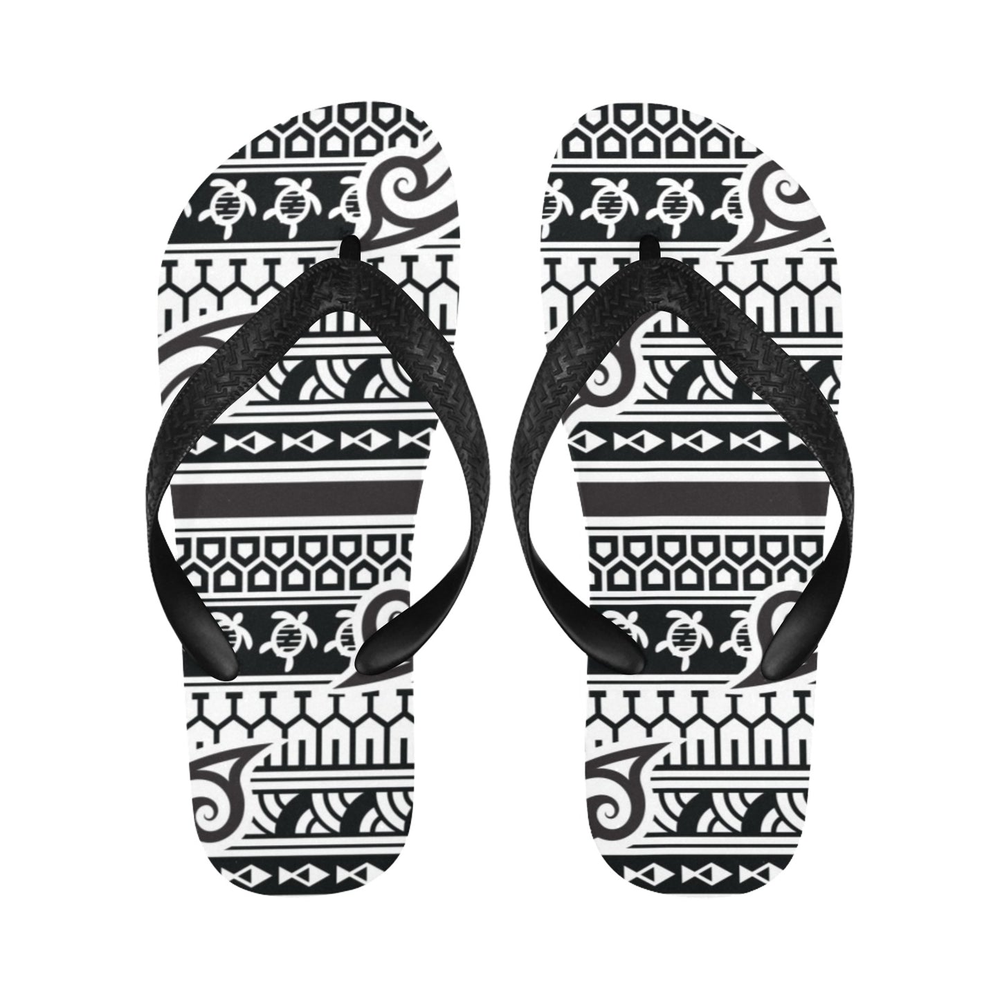 Samoan Style Print Design LKS305 Flip Flops