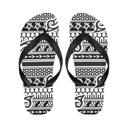 Samoan Style Print Design LKS305 Flip Flops