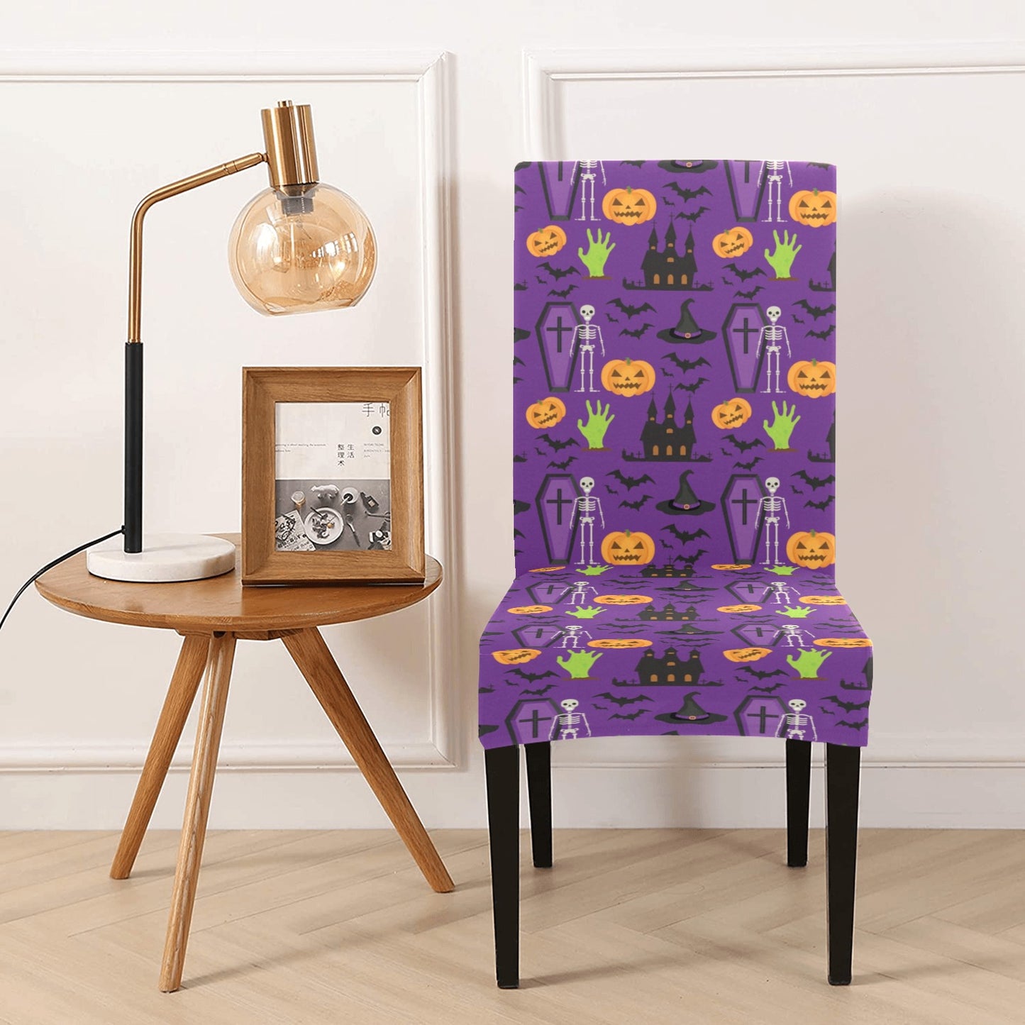 Halloween Print Design LKS403 Dining Chair Slipcover