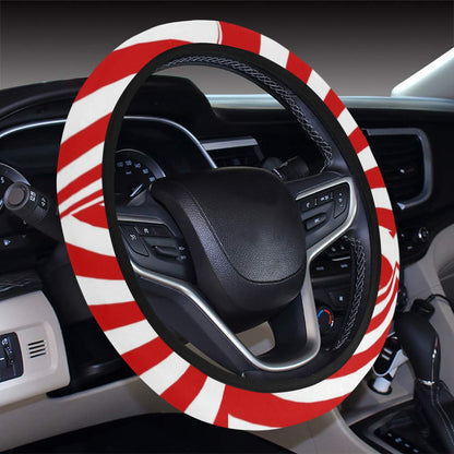Vortex Print Design LKS304 Steering Wheel Cover with Elastic Edge