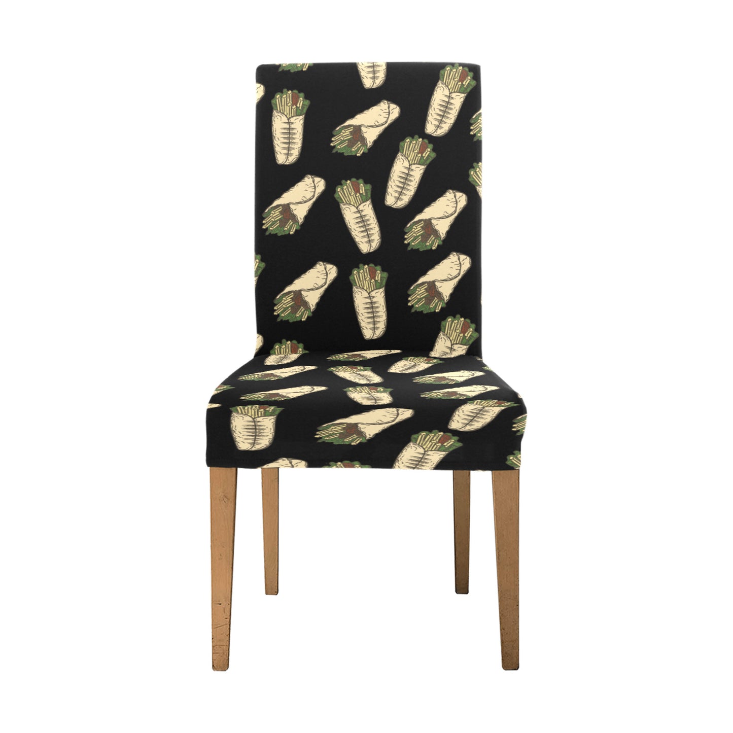 Burrito Print Design LKS303 Dining Chair Slipcover