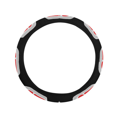 Steak Print Design LKS303 Steering Wheel Cover with Elastic Edge