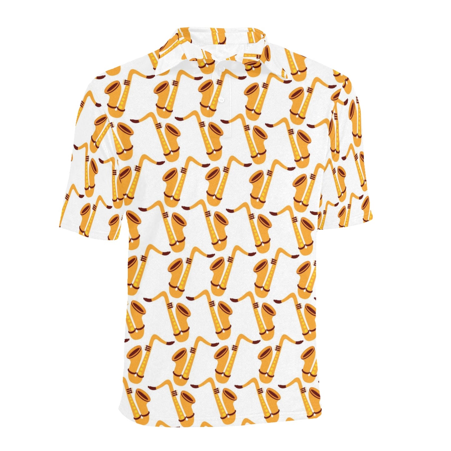 Saxophone Print Design LKS404 Men Polo Shirt