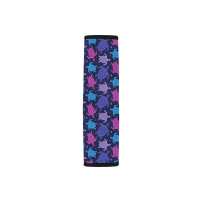 Sea Turtle Print Design LKS309 Car Seat Belt Cover