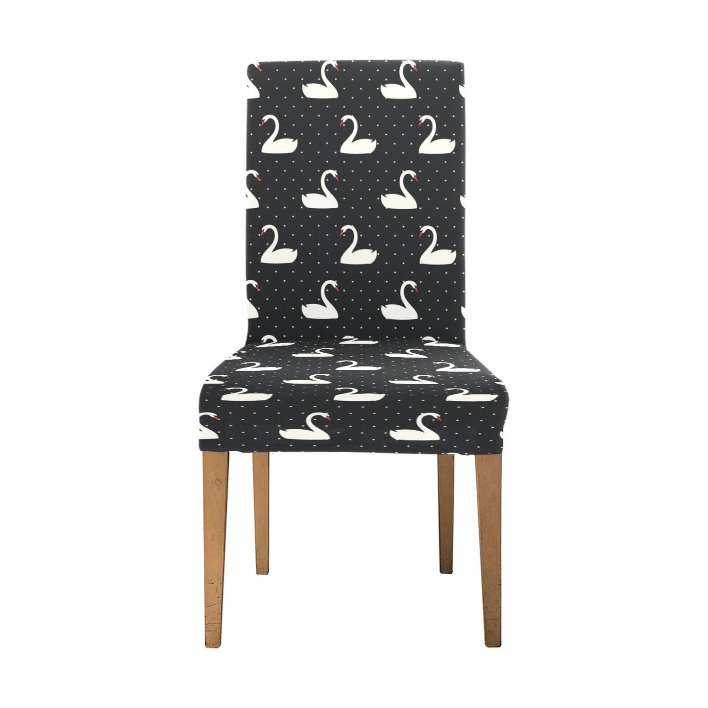 Swan Print Design LKS401 Dining Chair Slipcover
