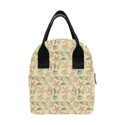 Seashell Print Design LKS305 Insulated Lunch Bag