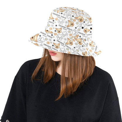 Yorkshire Terriers Print Design LKS308 Unisex Bucket Hat
