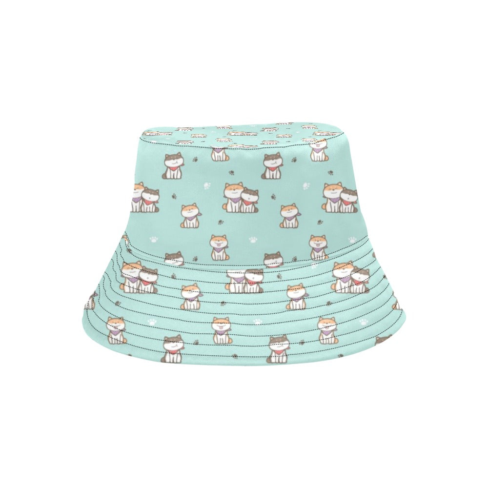 Shiba Inu Print Design LKS302 Unisex Bucket Hat