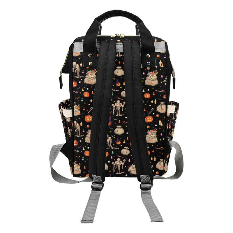 Mummy Halloween Print Design LKS303 Diaper Bag Backpack