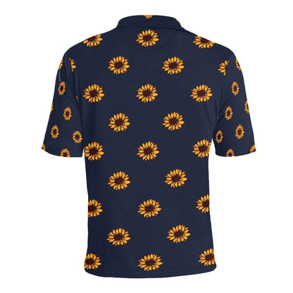Sunflower Print Design LKS304 Men Polo Shirt