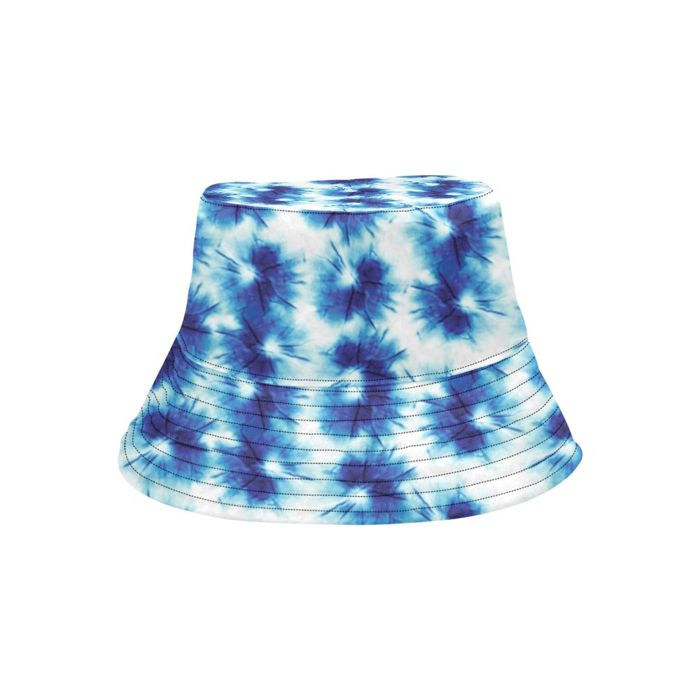 Tie Dye Blue Print Design LKS305 Unisex Bucket Hat