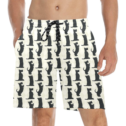 Scottish Terriers Print Design LKS309 Men's Swim Trunks Beach Shorts