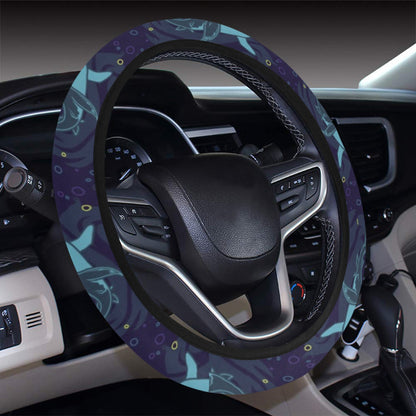 Shark Print Design LKS306 Steering Wheel Cover with Elastic Edge