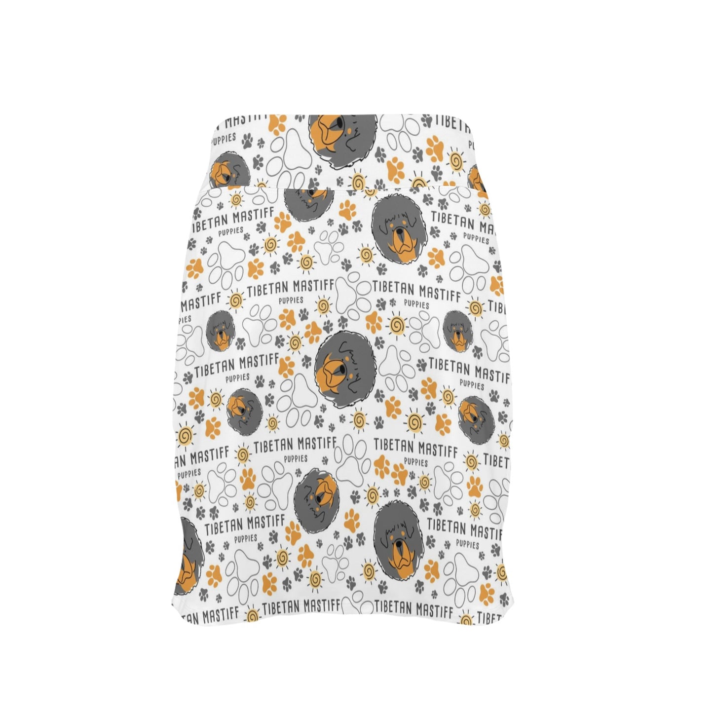Tibetan Mastiffs Print Design LKS302 17" Golf & Pickleball Skort with Pockets