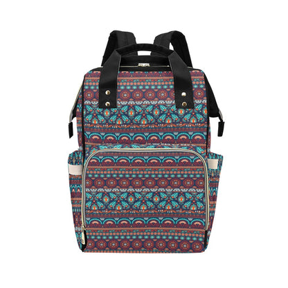 Suzani Print Design LKS302 Diaper Bag Backpack