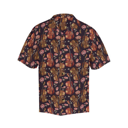 Violin Print Design LKS402 Men's Men's Hawaiian Shirt