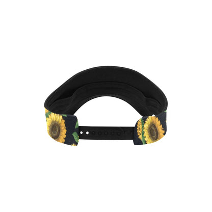 Sunflower Print Design LKS306 Unisex Sun Visor