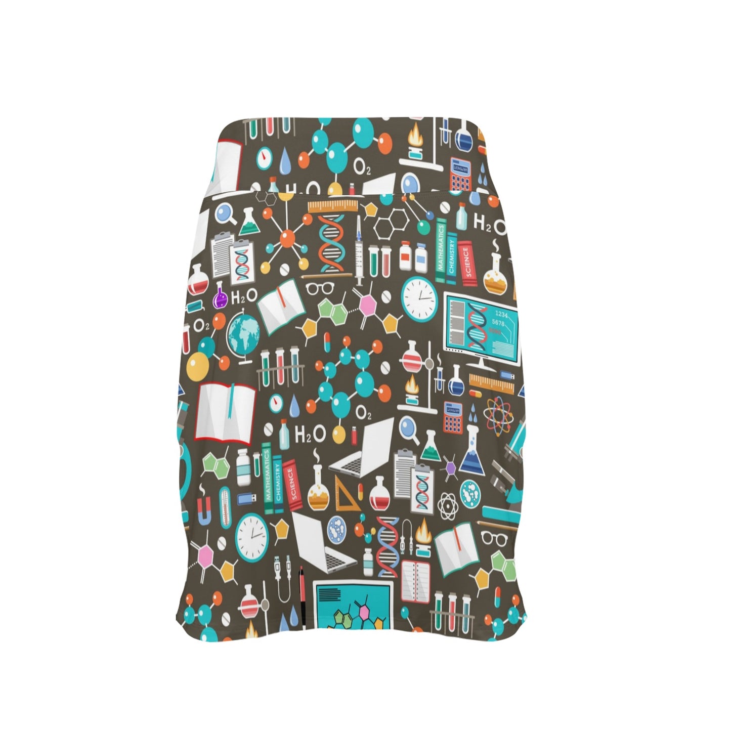 Science Print Design LKS303 17" Golf & Pickleball Skort with Pockets