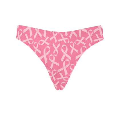 Breast Cancer Awareness Themed Women's Thongs