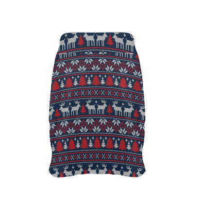 Reindeer Print Design LKS405 17" Golf & Pickleball Skort with Pockets