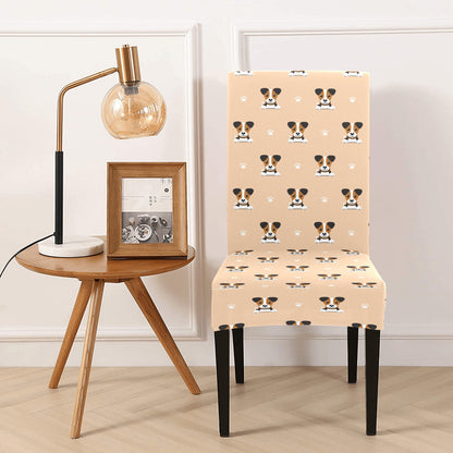 Russell Terriers Print Design LKS3011 Dining Chair Slipcover