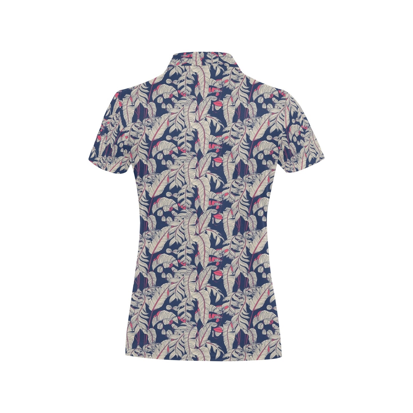 Bird Of Paradise Pattern Print Design 03 Women's Polo Shirt