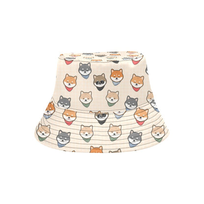 Shiba Inu Print Design LKS3010 Unisex Bucket Hat