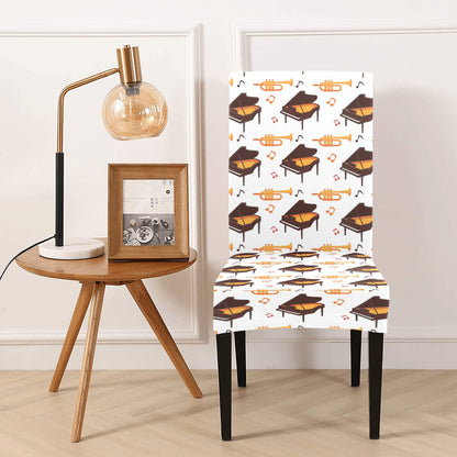 Piano Print Design LKS406 Dining Chair Slipcover