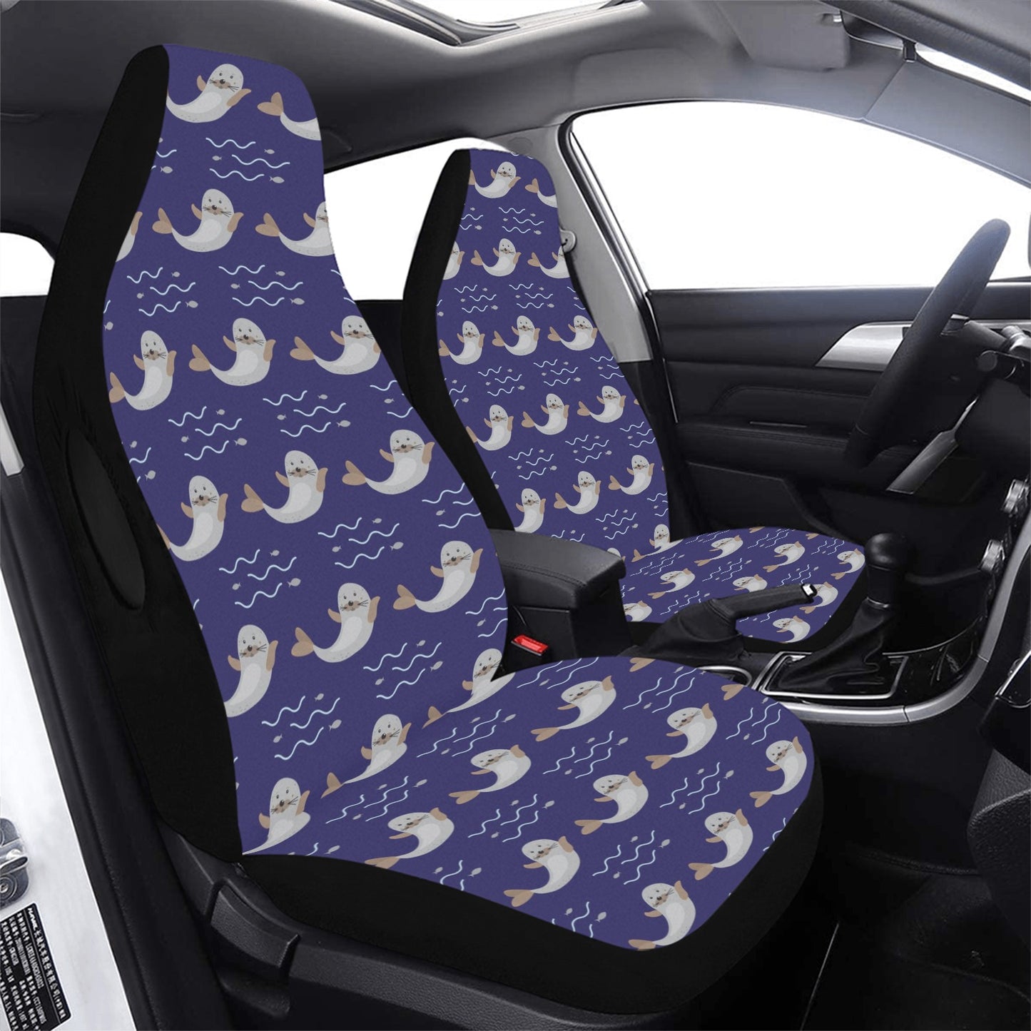 Sea Lion Print Design LKS404 Car Seat Covers
