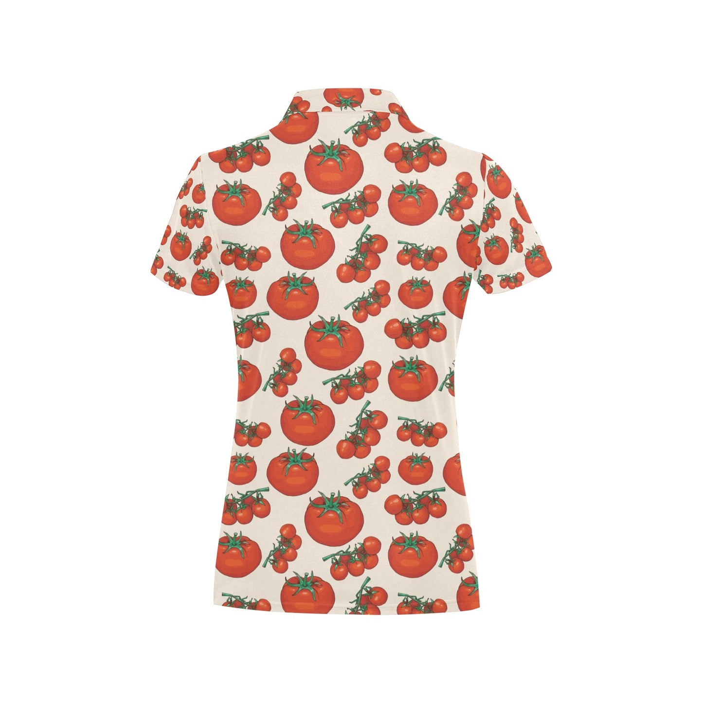 Tomato Print Design LKS302 Women's Polo Shirt